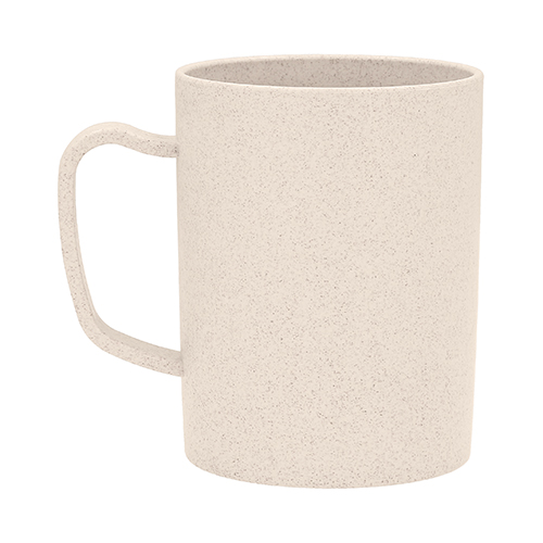 T-98, Taza de wheat straw (fibra de trigo), resistente a liquidos calientes. Cap. 345 ml.